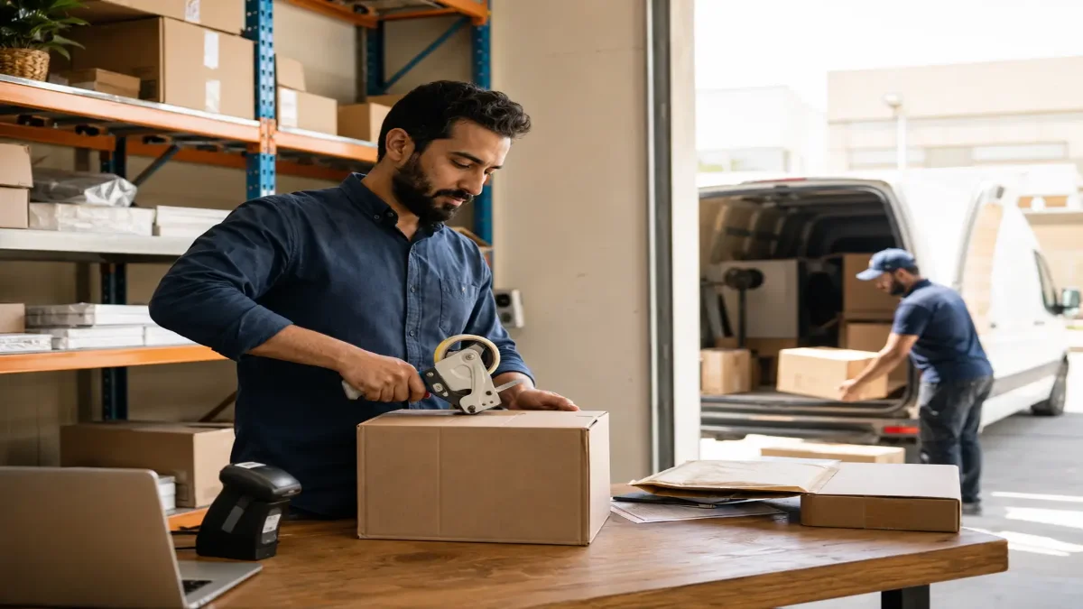 Self-Ship packing and courier delivery for Amazon UAE sellers