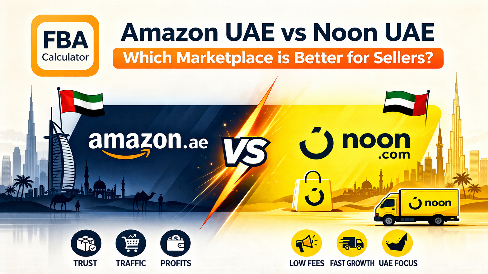 Amazon UAE vs Noon UAE (2026): Which Platform Is More Profitable? | FBA ...